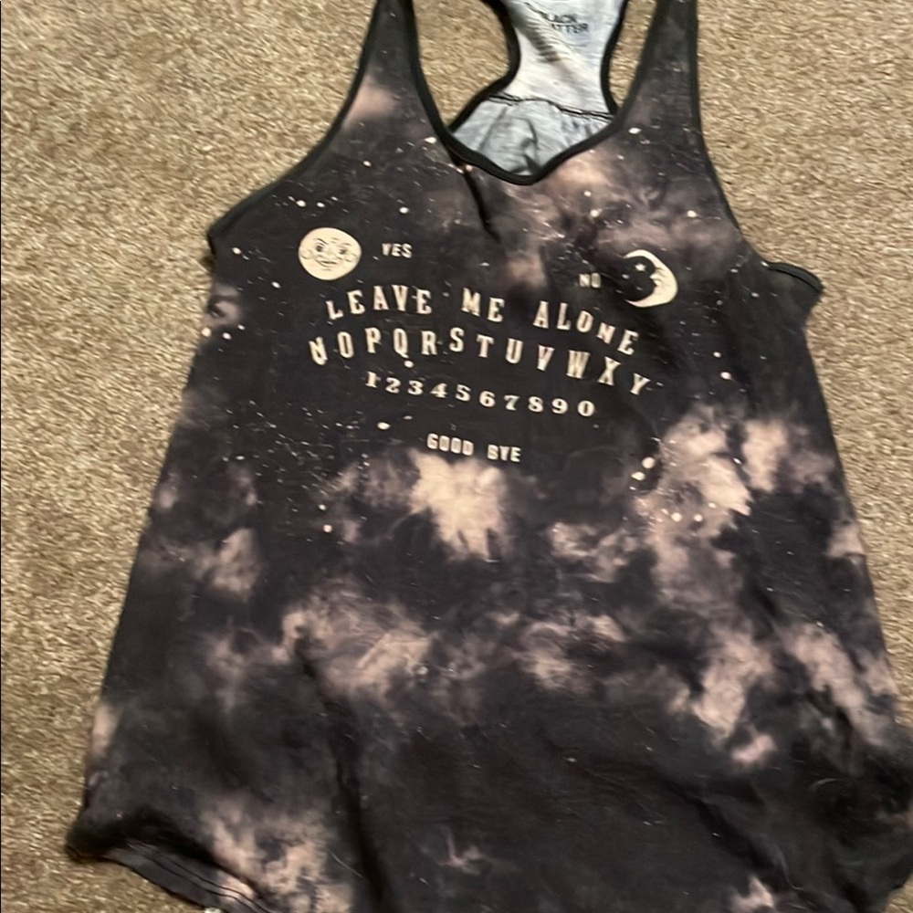 Black Matter Gray and Black Tank Top